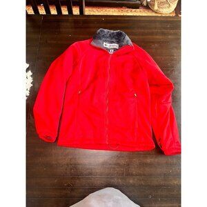 Columbia Interchange base layer full zip jacket only w/faux-fur collar small